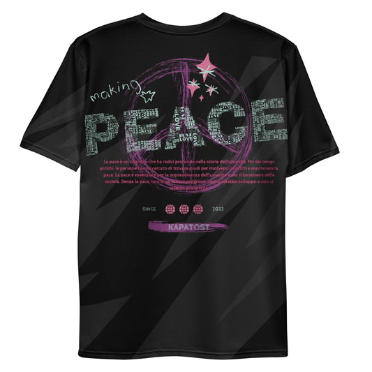 Peace - T-shirt Girocollo