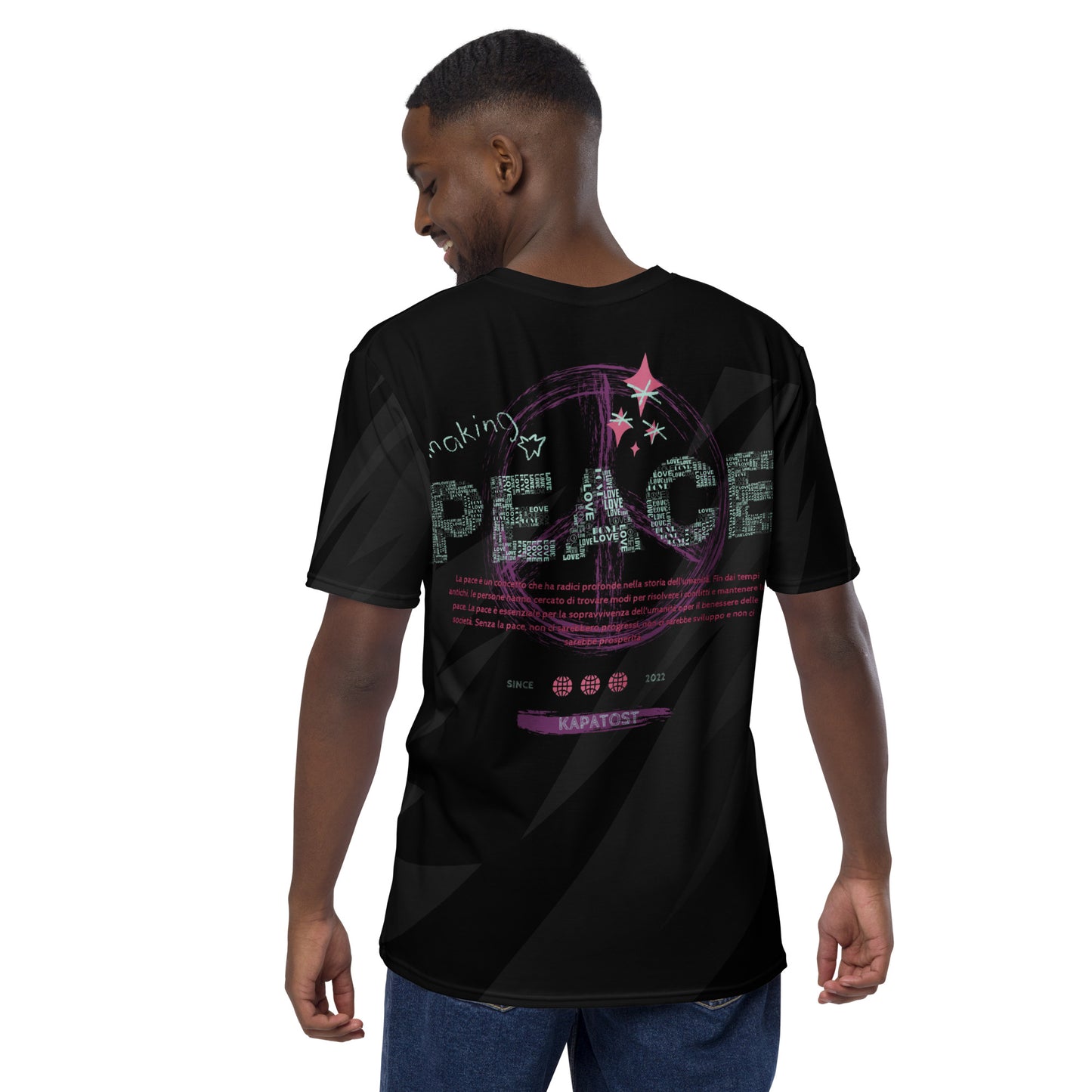 Peace - T-shirt Girocollo