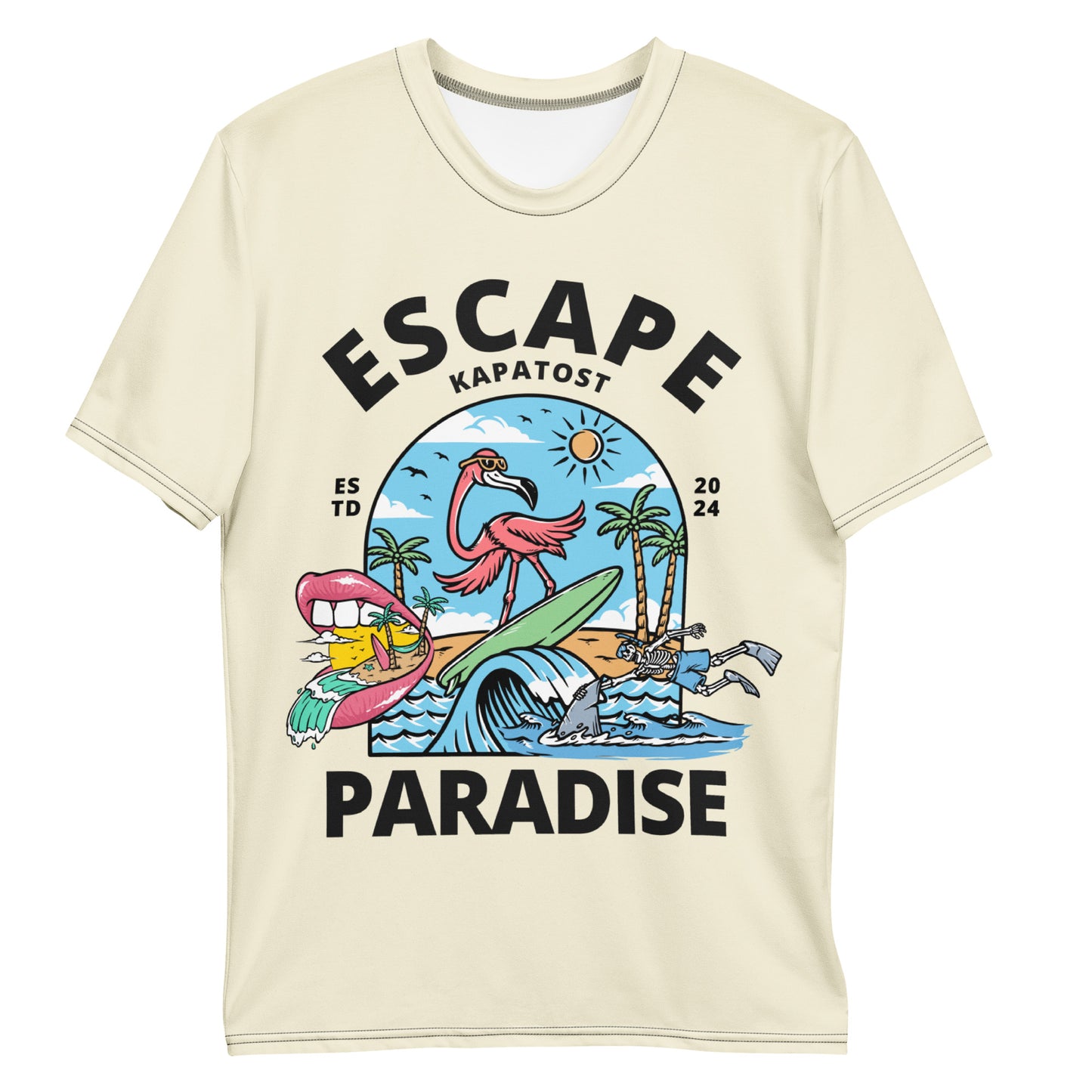 Escape Paradise - T-shirt Girocollo