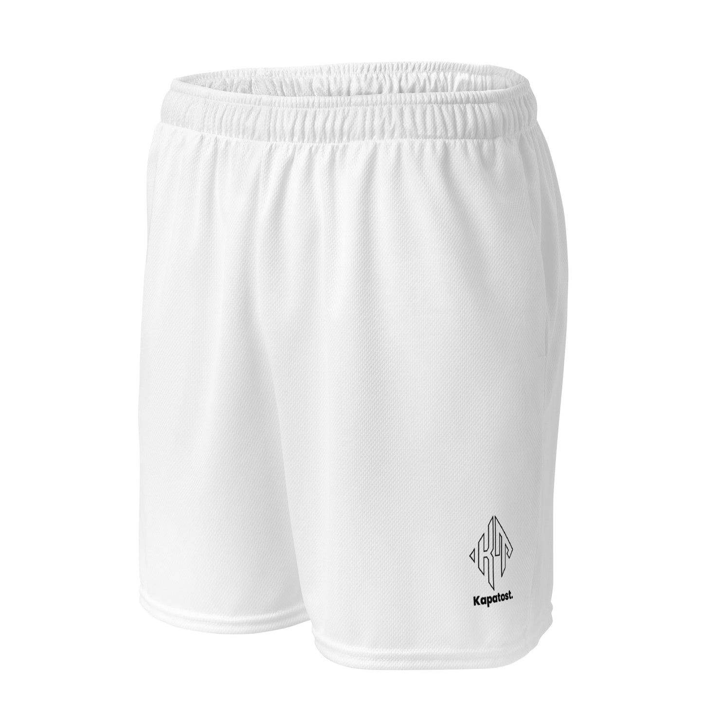 Logo nero - Pantaloncini in rete unisex