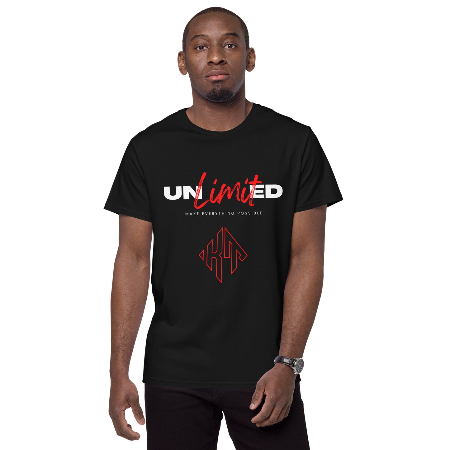 Unlimited - T-shirt in cotone premium