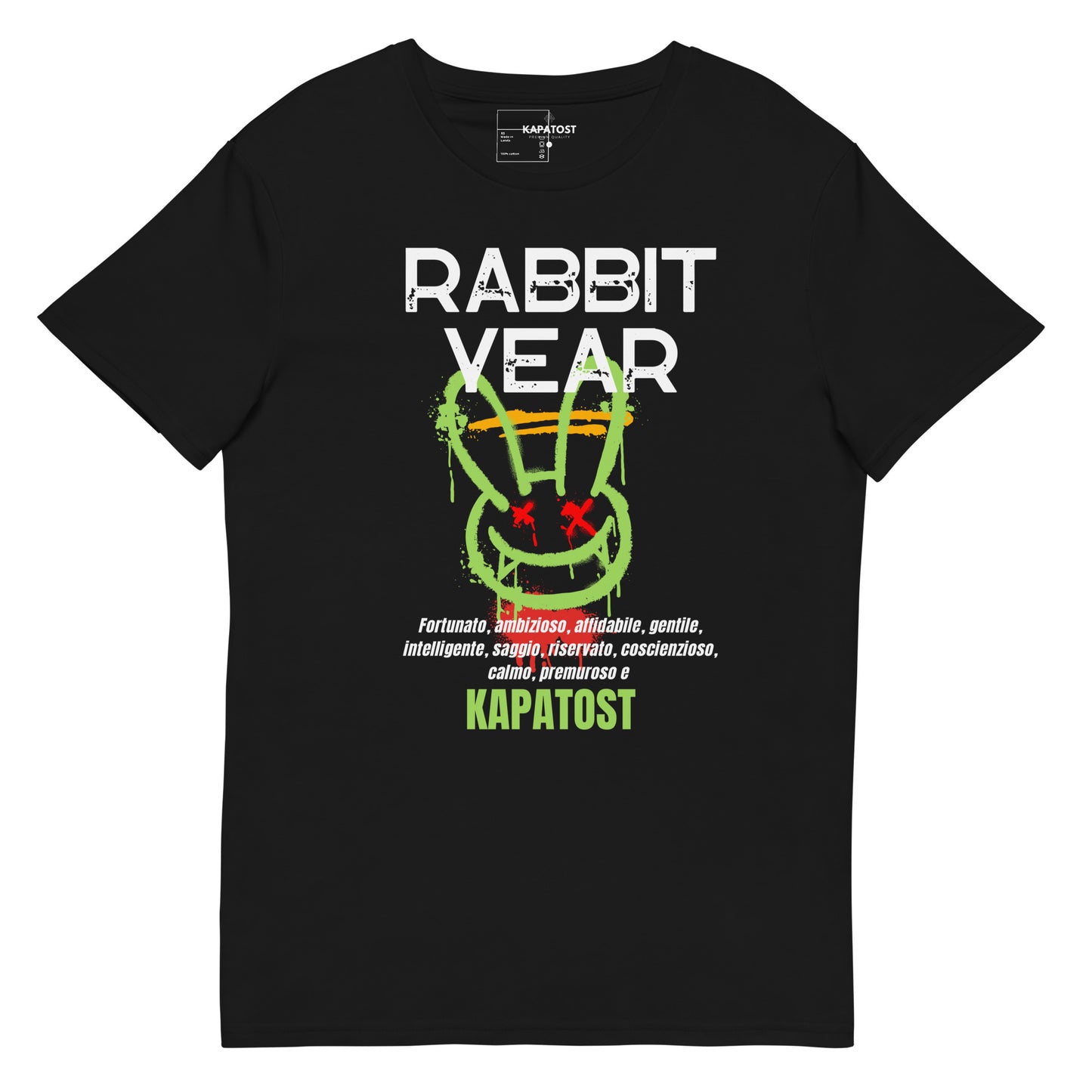 Rabbit - T-shirt in cotone premium