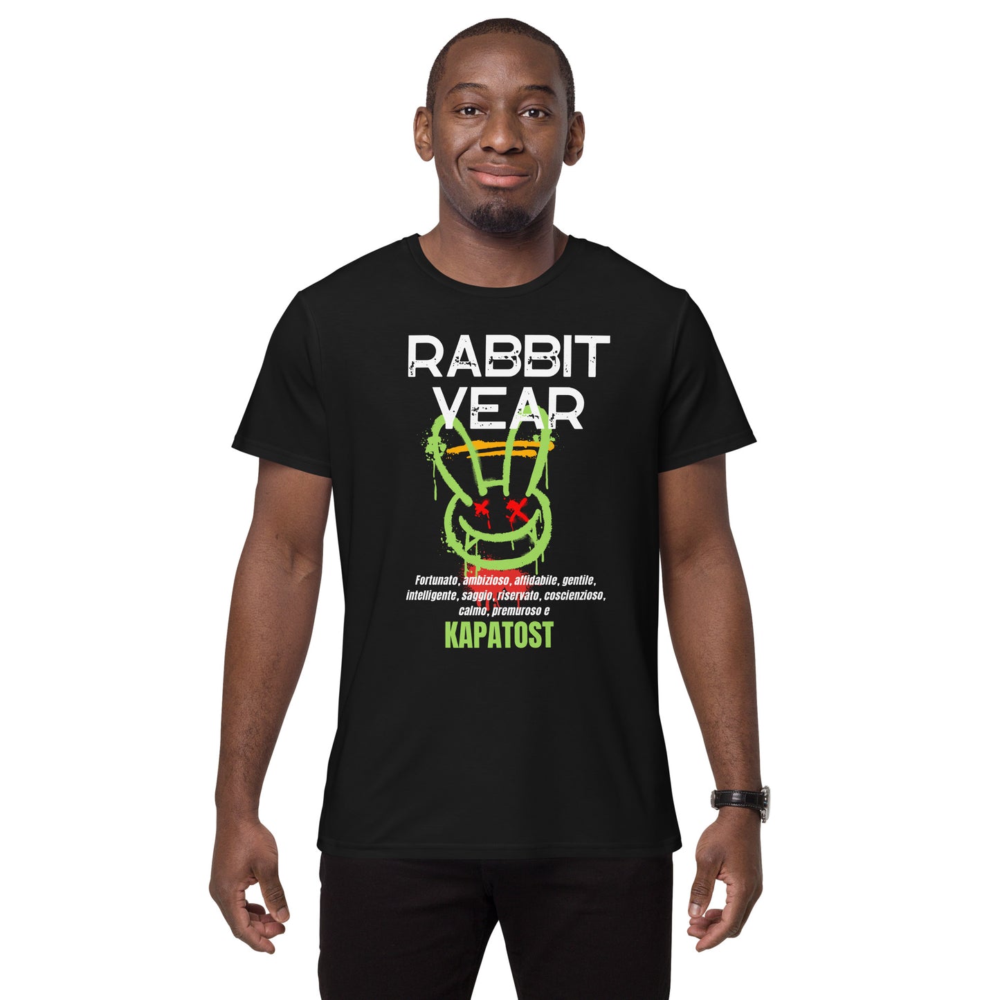 Rabbit - T-shirt in cotone premium