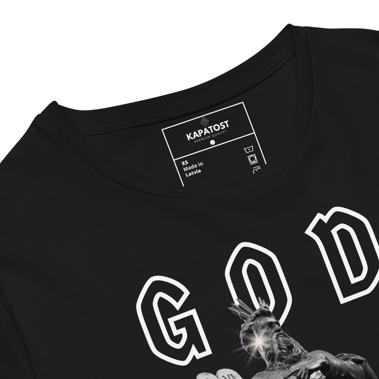 God - T-shirt in cotone premium