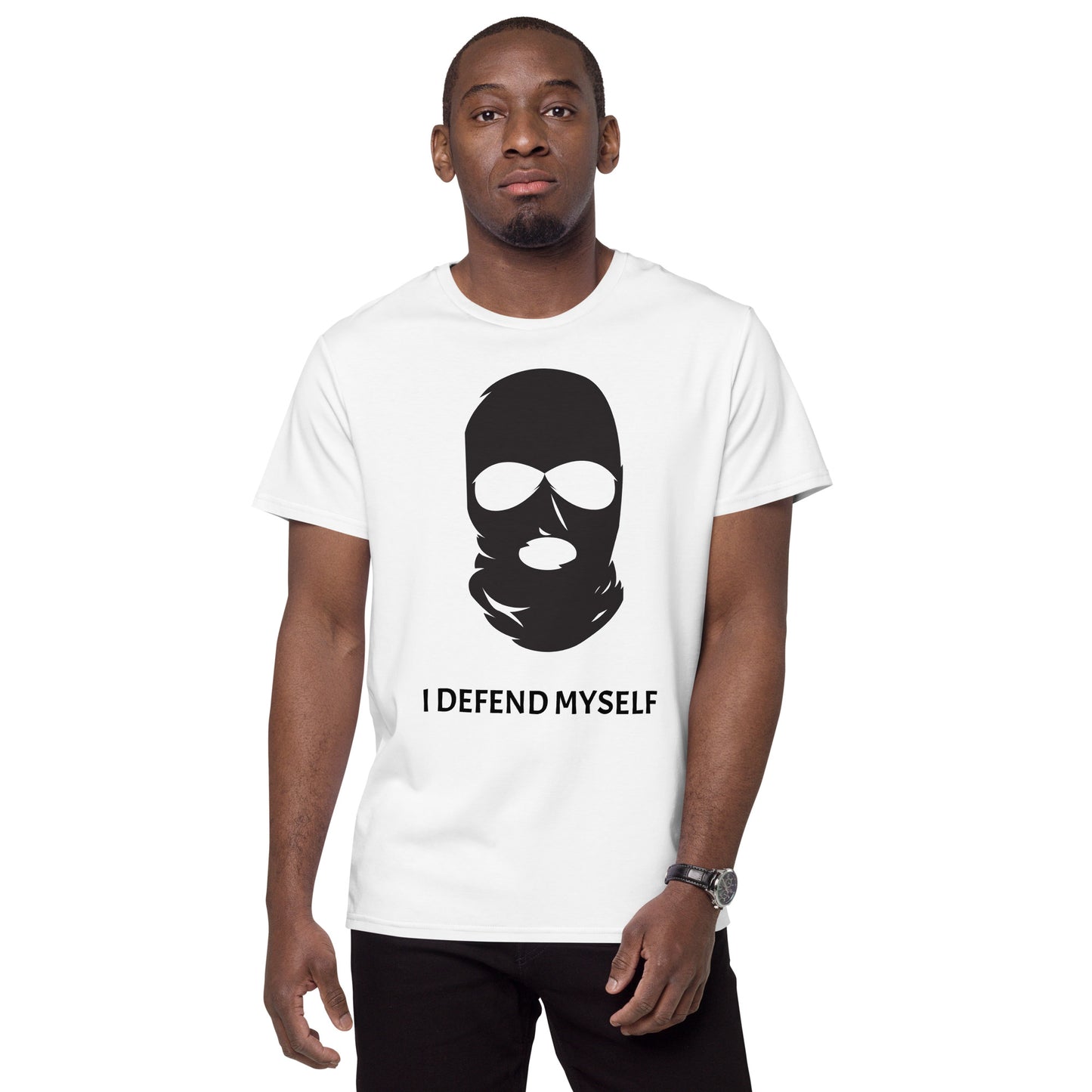 I Defend Myself - T-shirt in cotone premium