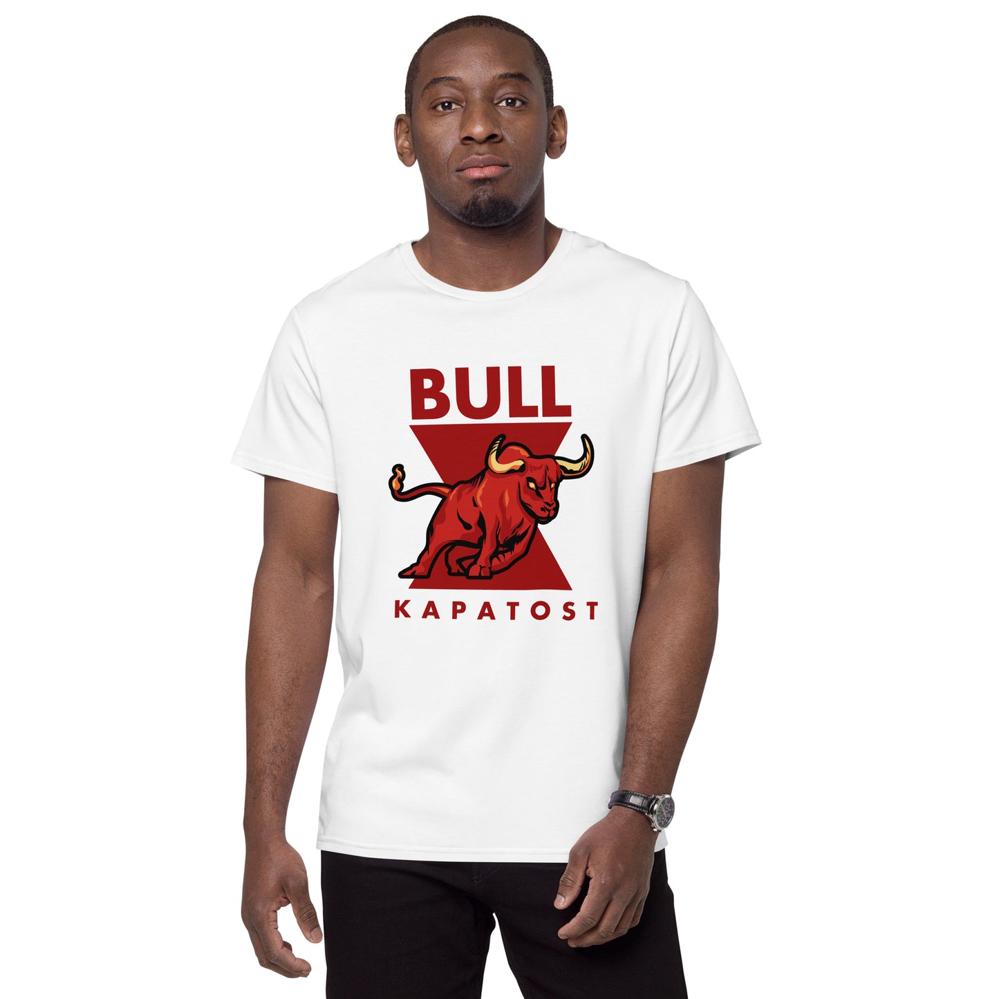 Bull - T-shirt in cotone premium