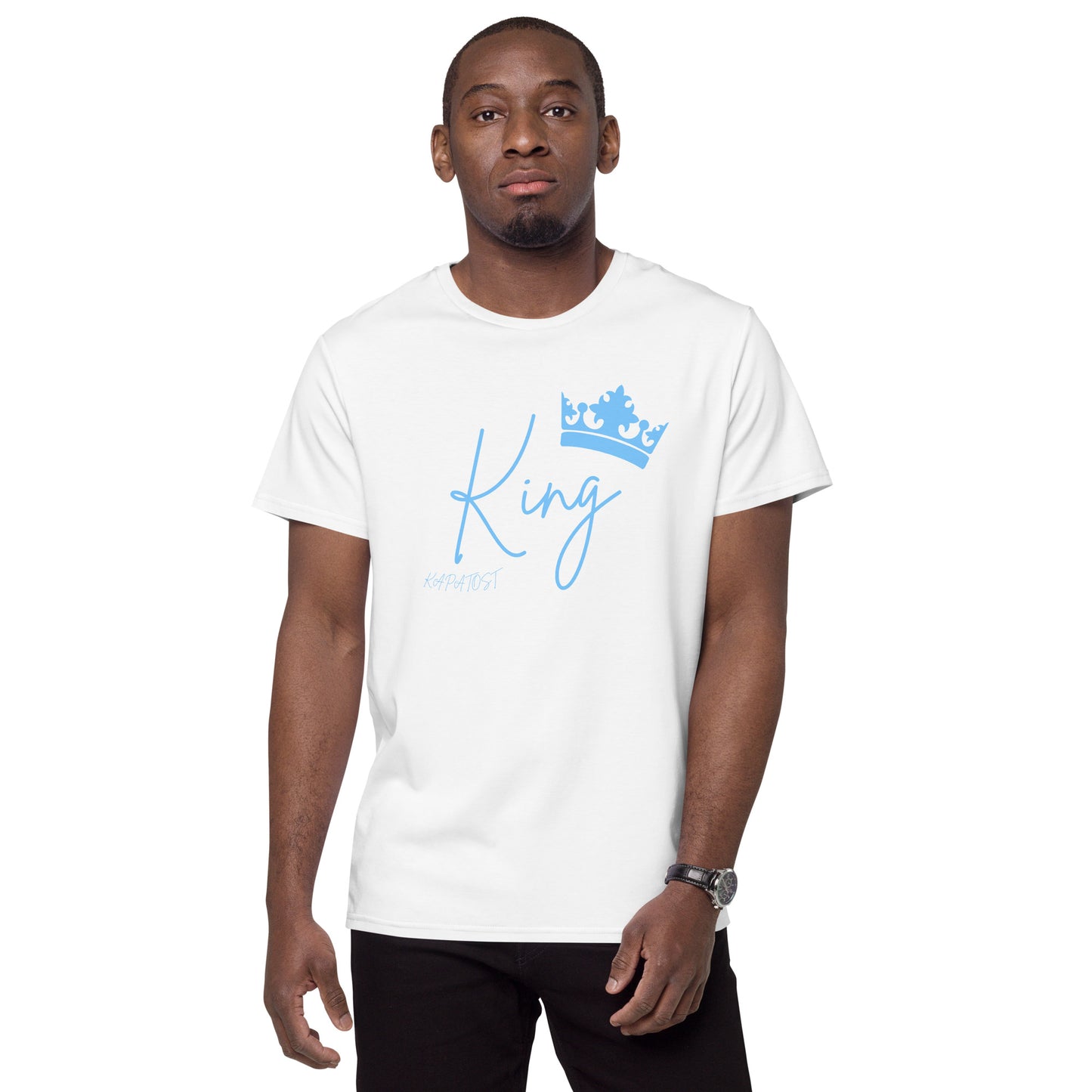 King - T-shirt in cotone premium