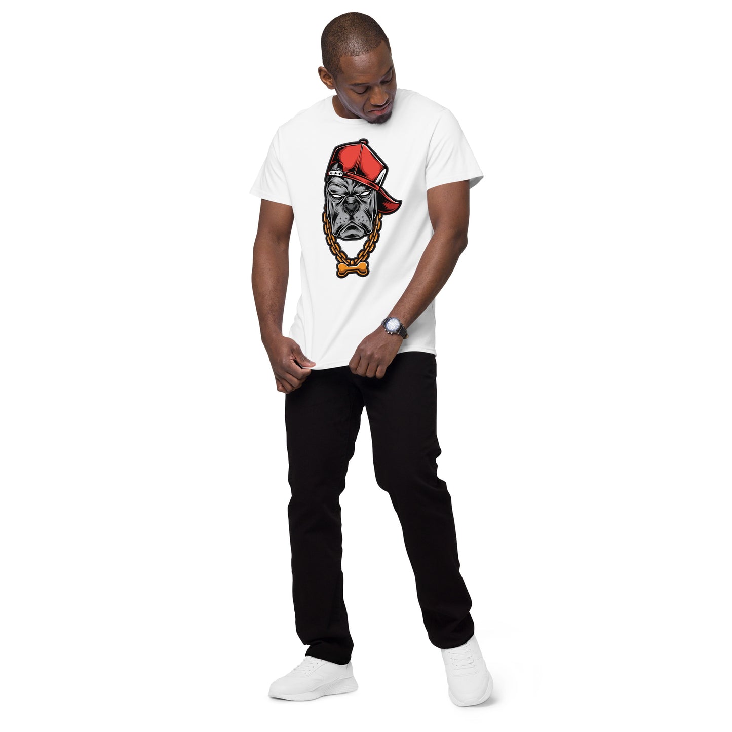 Pitbull T-shirt in cotone premium uomo