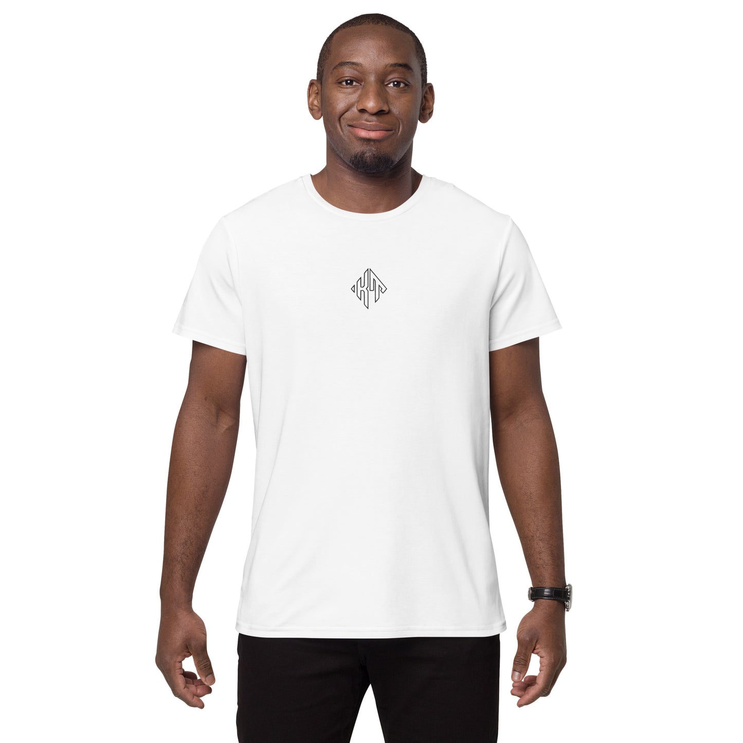 Logo Ricamato - T-shirt in cotone premium uomo