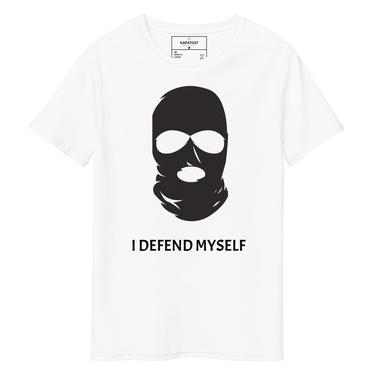 I Defend Myself - T-shirt in cotone premium