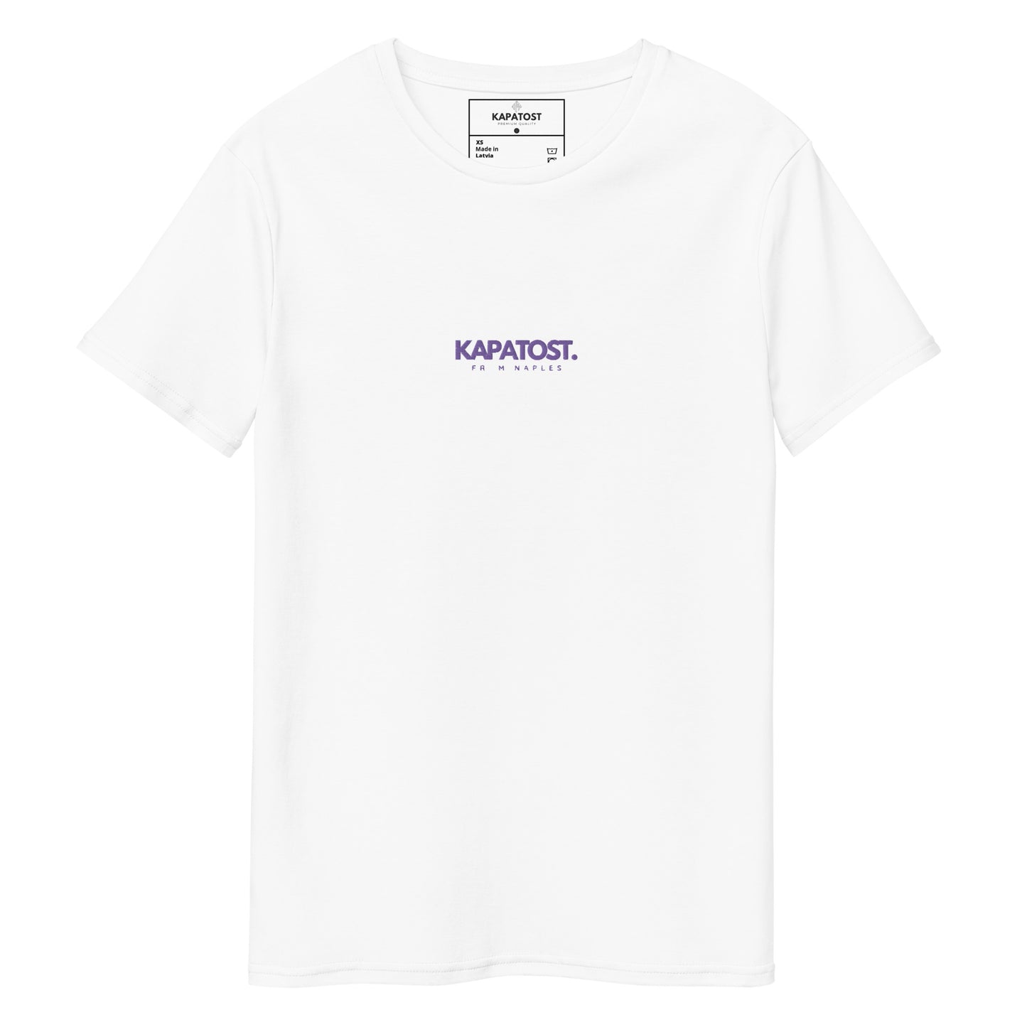 Ricamo viola Kapatost - T-shirt in cotone premium