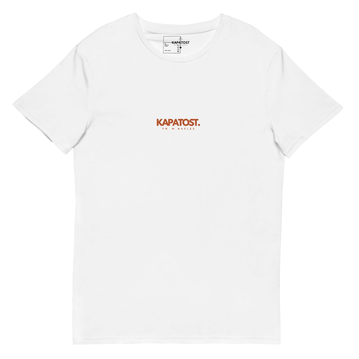 Ricamo orange Kapatost - T-shirt in cotone premium