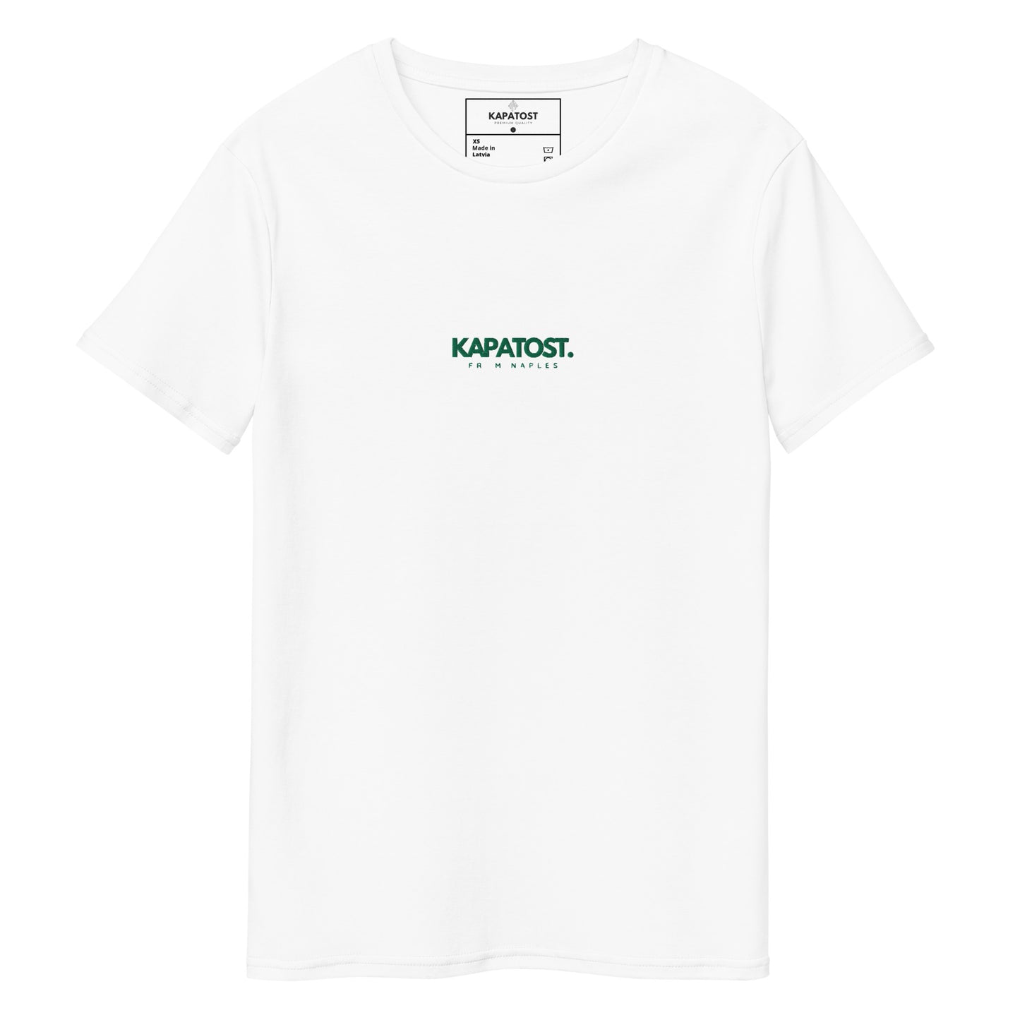 Ricamo verde Kapatost - T-shirt in cotone premium