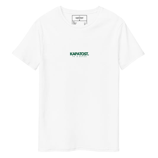 Ricamo verde Kapatost - T-shirt in cotone premium