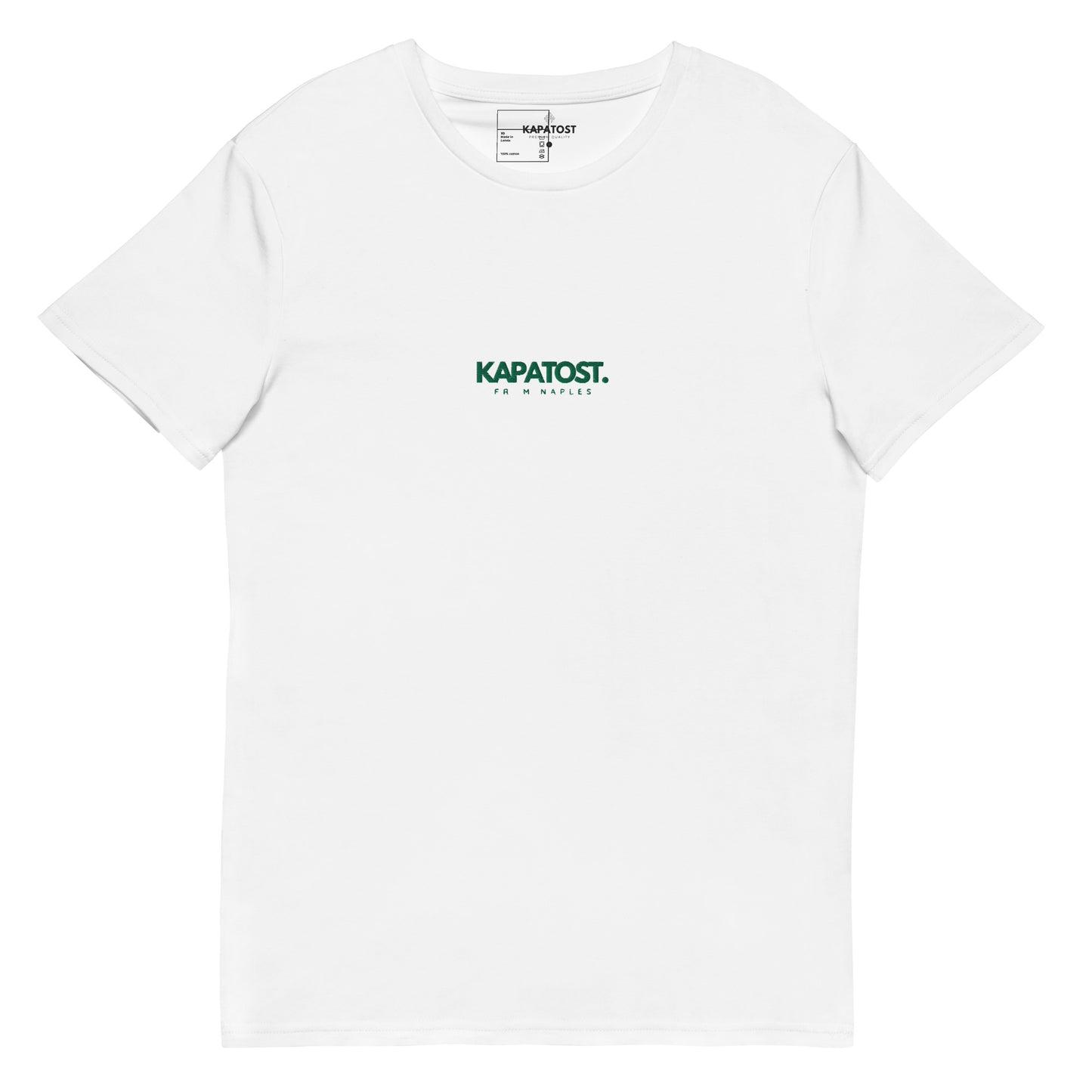 Ricamo verde Kapatost - T-shirt in cotone premium