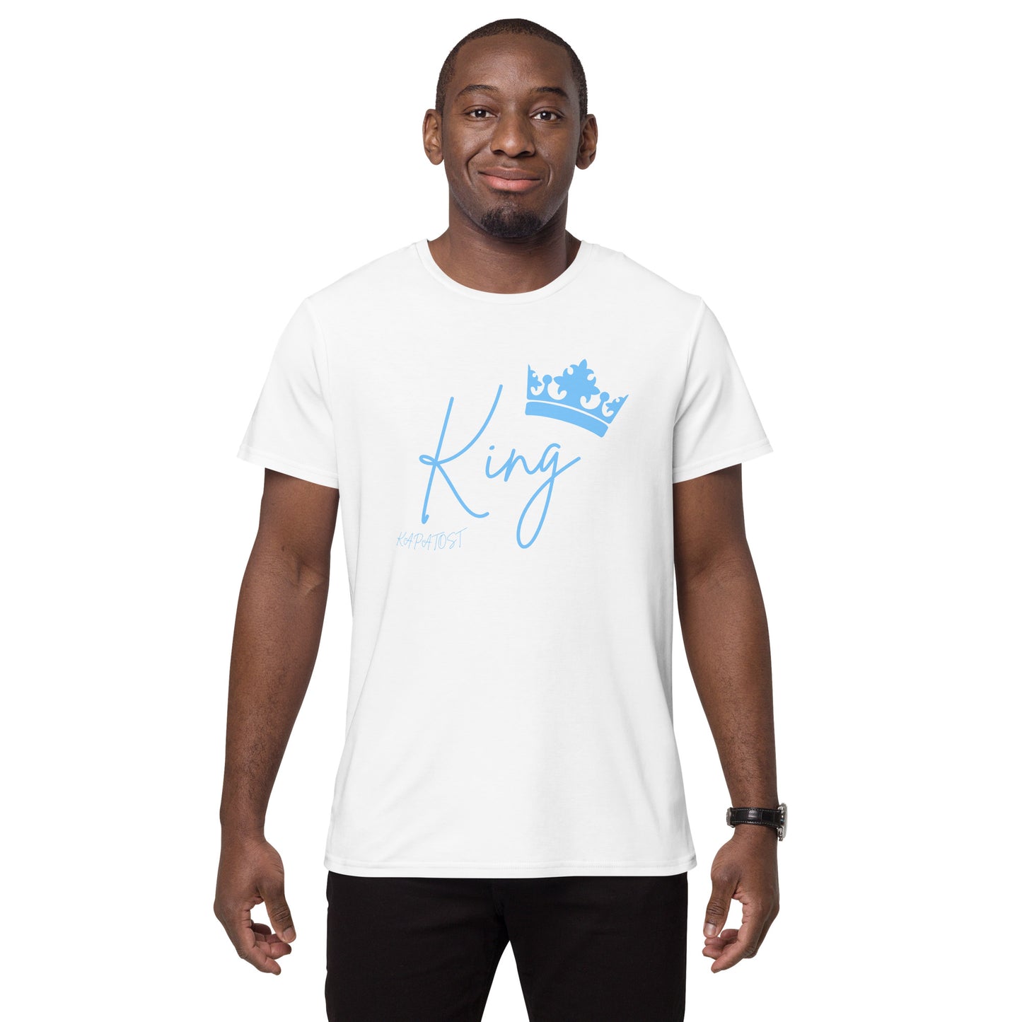 King - T-shirt in cotone premium