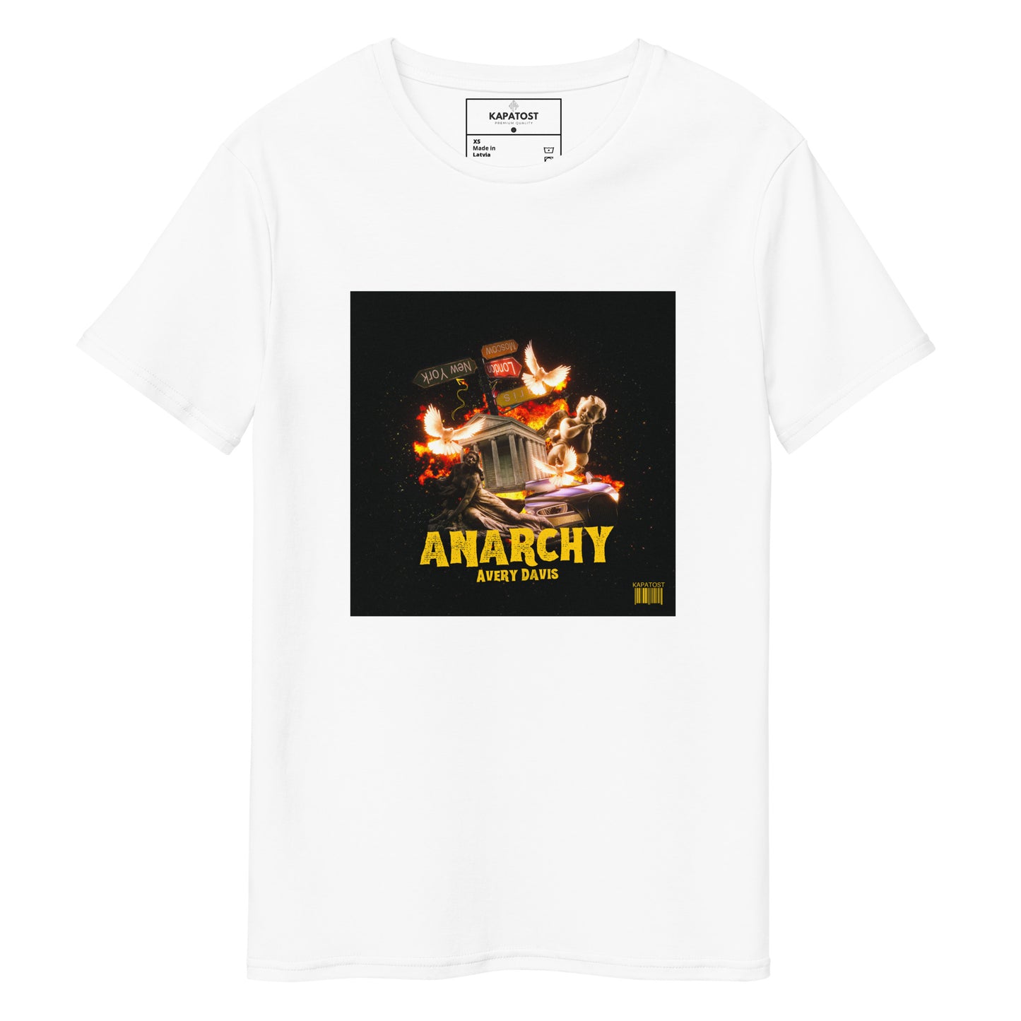 Anarchy - T-shirt in cotone premium