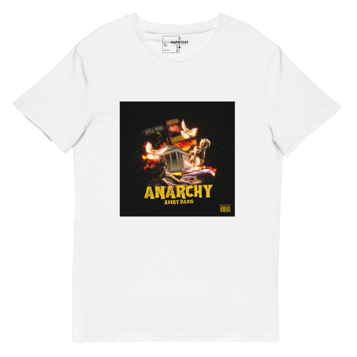 Anarchy - T-shirt in cotone premium