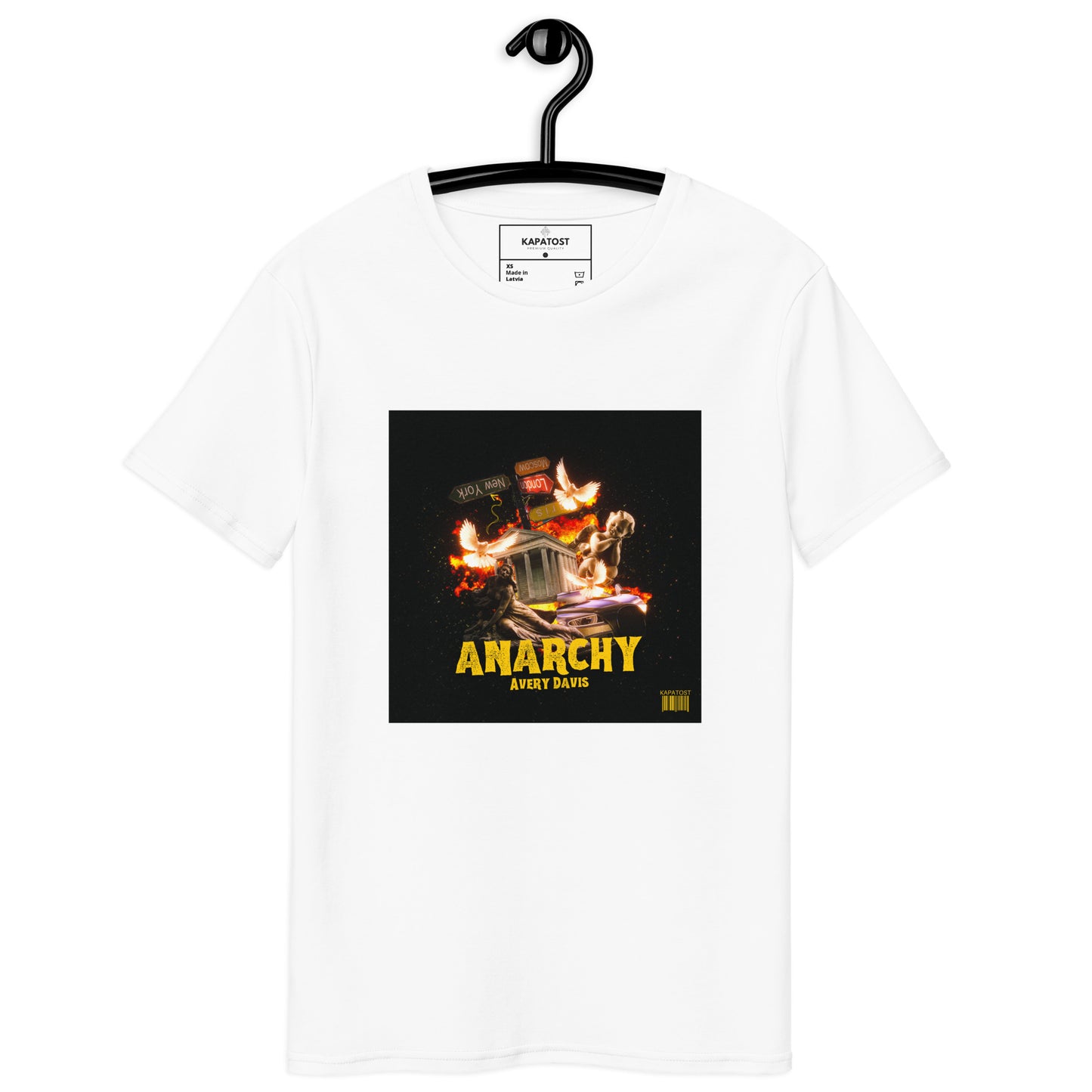 Anarchy - T-shirt in cotone premium