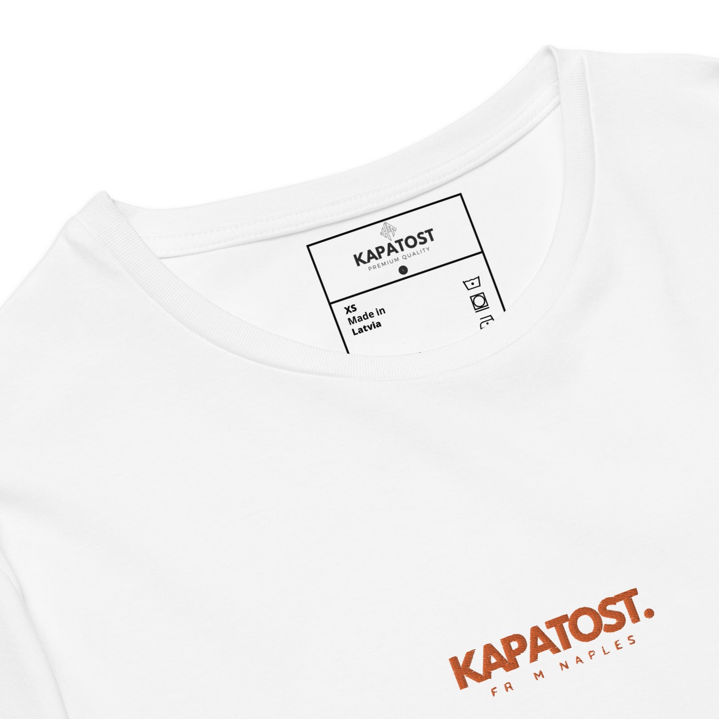 Ricamo orange Kapatost - T-shirt in cotone premium