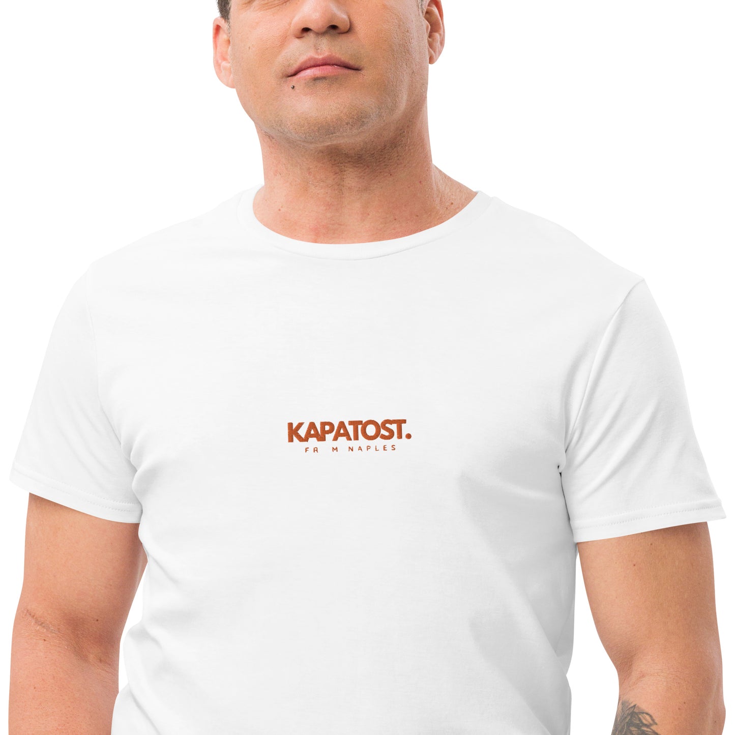 Ricamo orange Kapatost - T-shirt in cotone premium