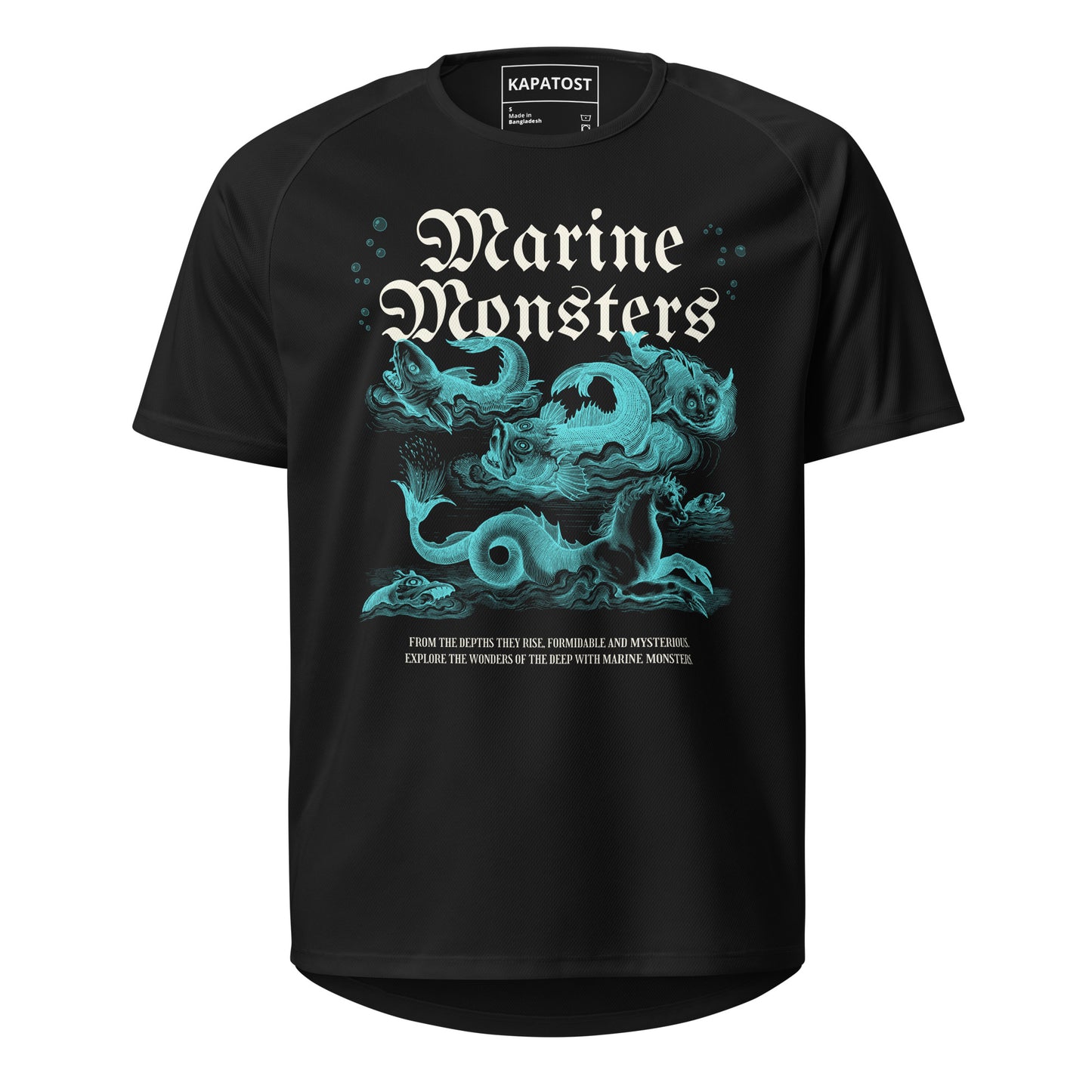 T-shirt Girocollo - Monsters Sea