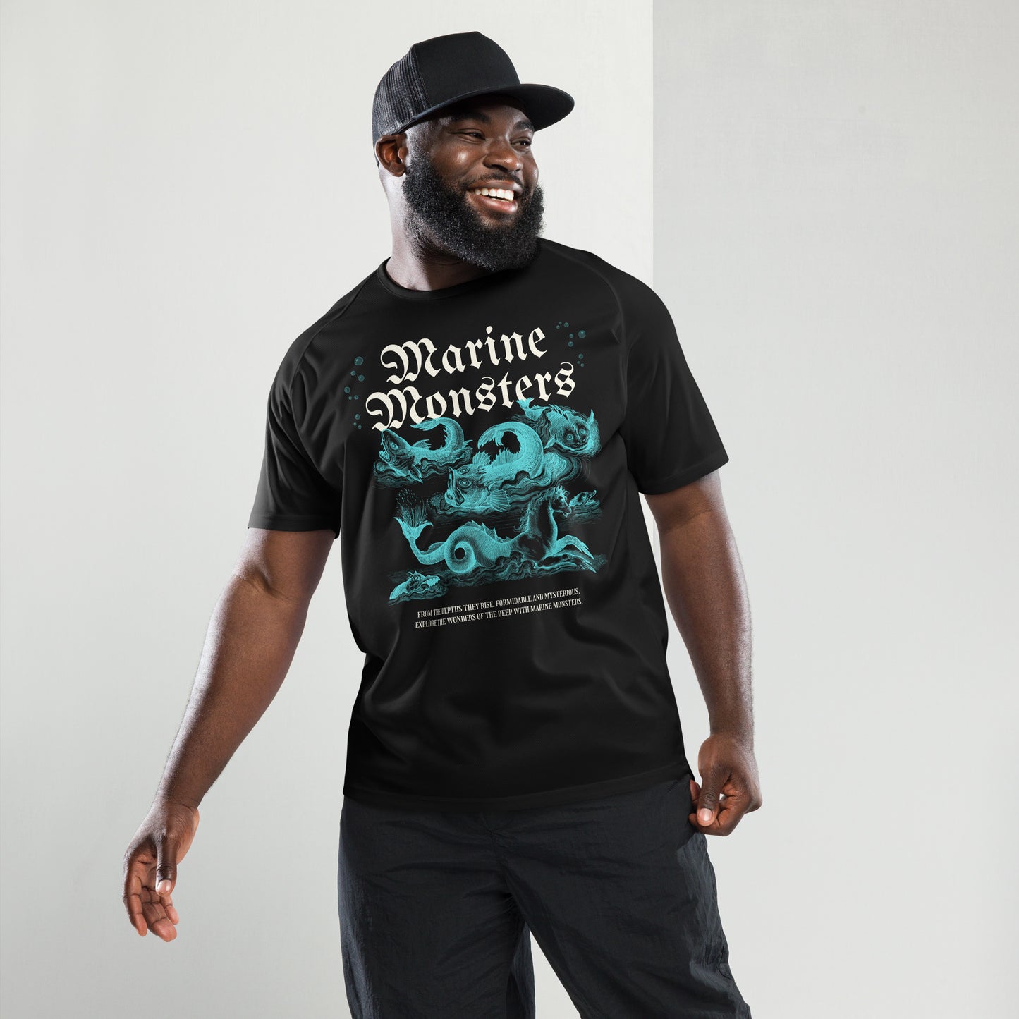 T-shirt Girocollo - Monsters Sea