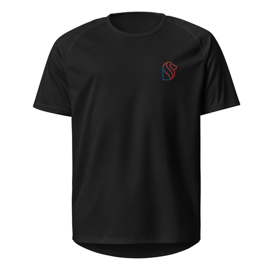 T-Shirt con ricamo logo redblù