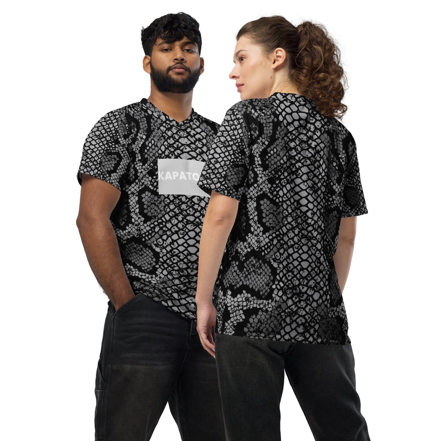 Snake Skin - T-Shirt in Jersey Unisex