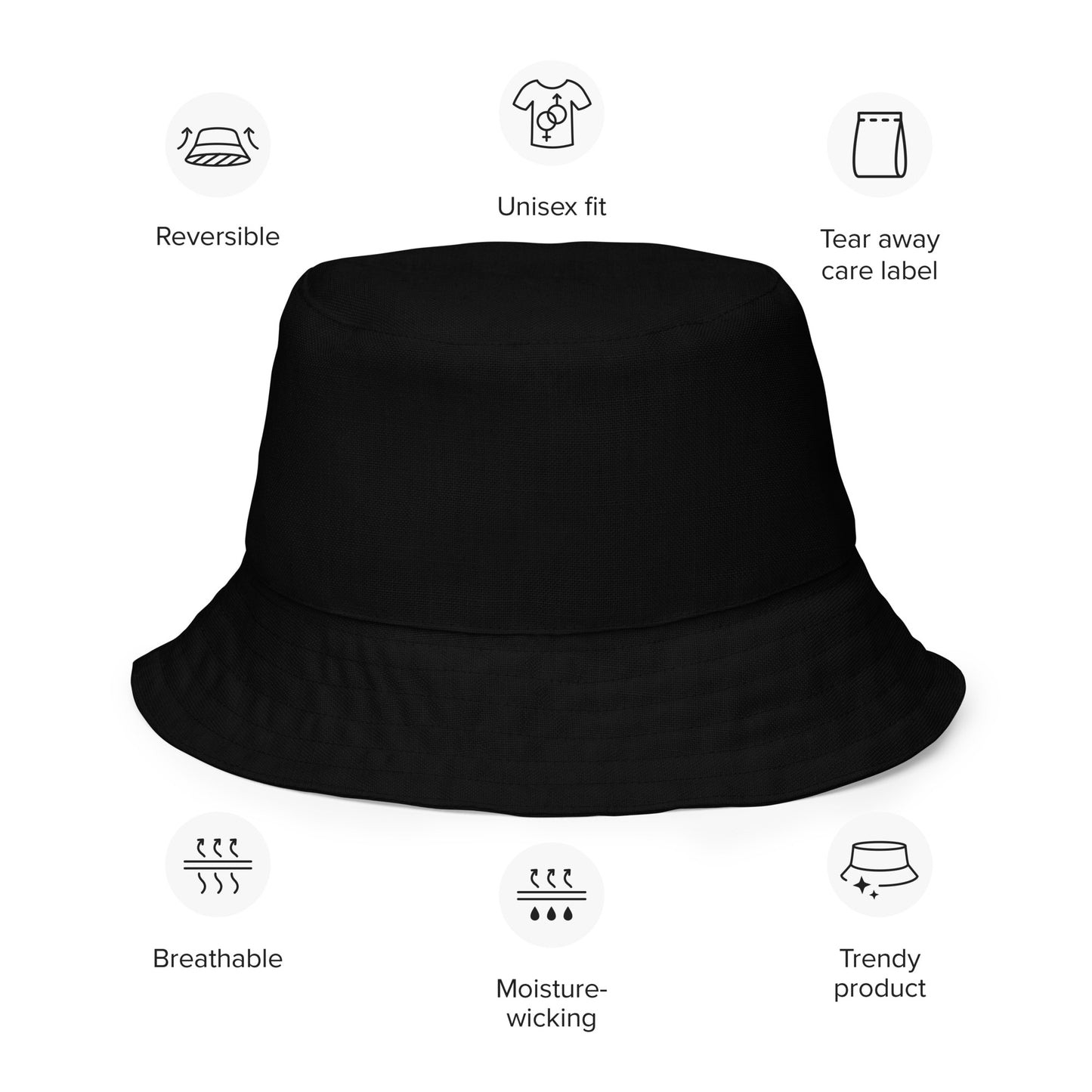 Reversible bucket hat