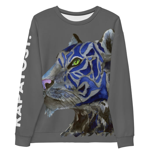 Tiger Blue - Felpa Girocollo unisex