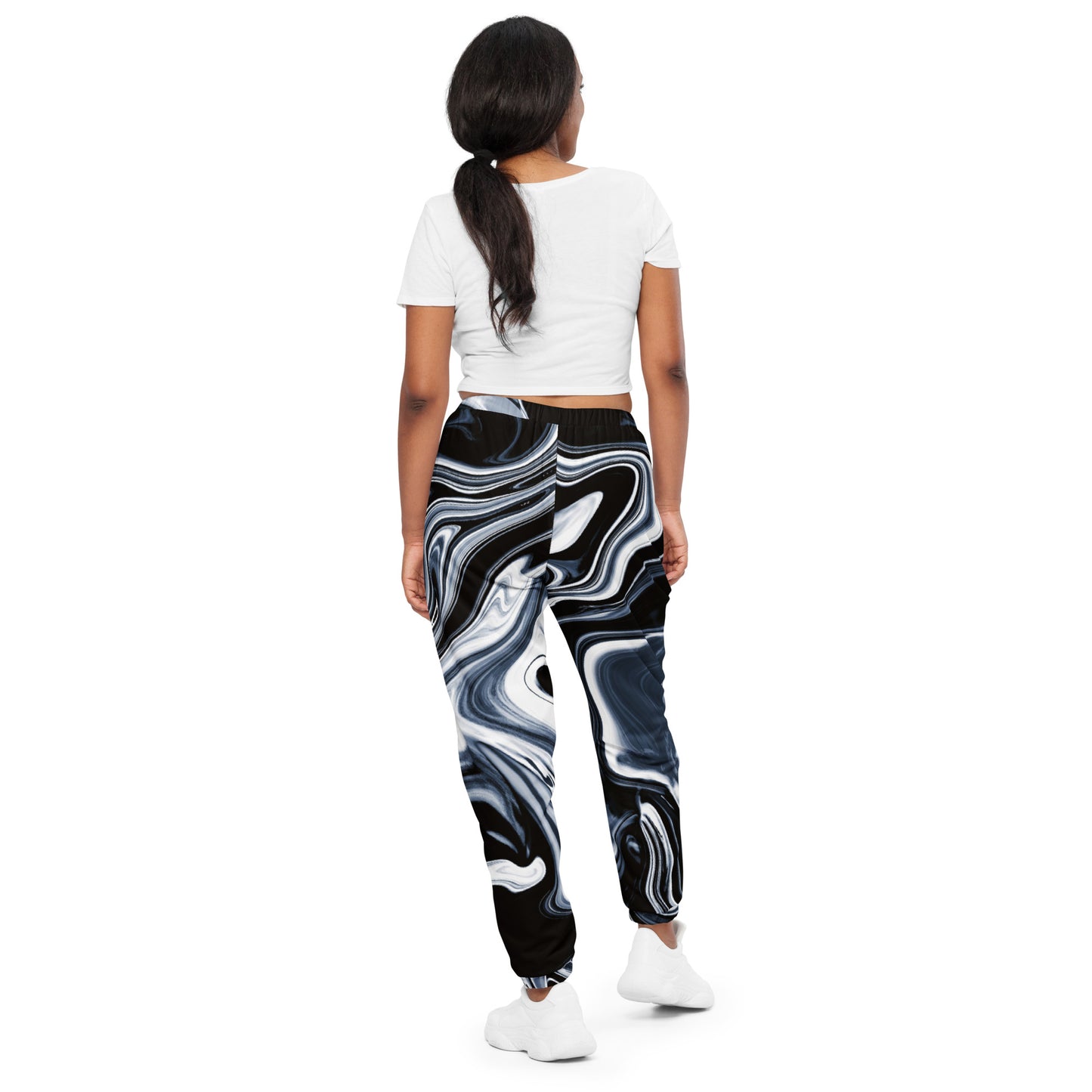 Marble Black Kapatost. - Pantaloni unisex