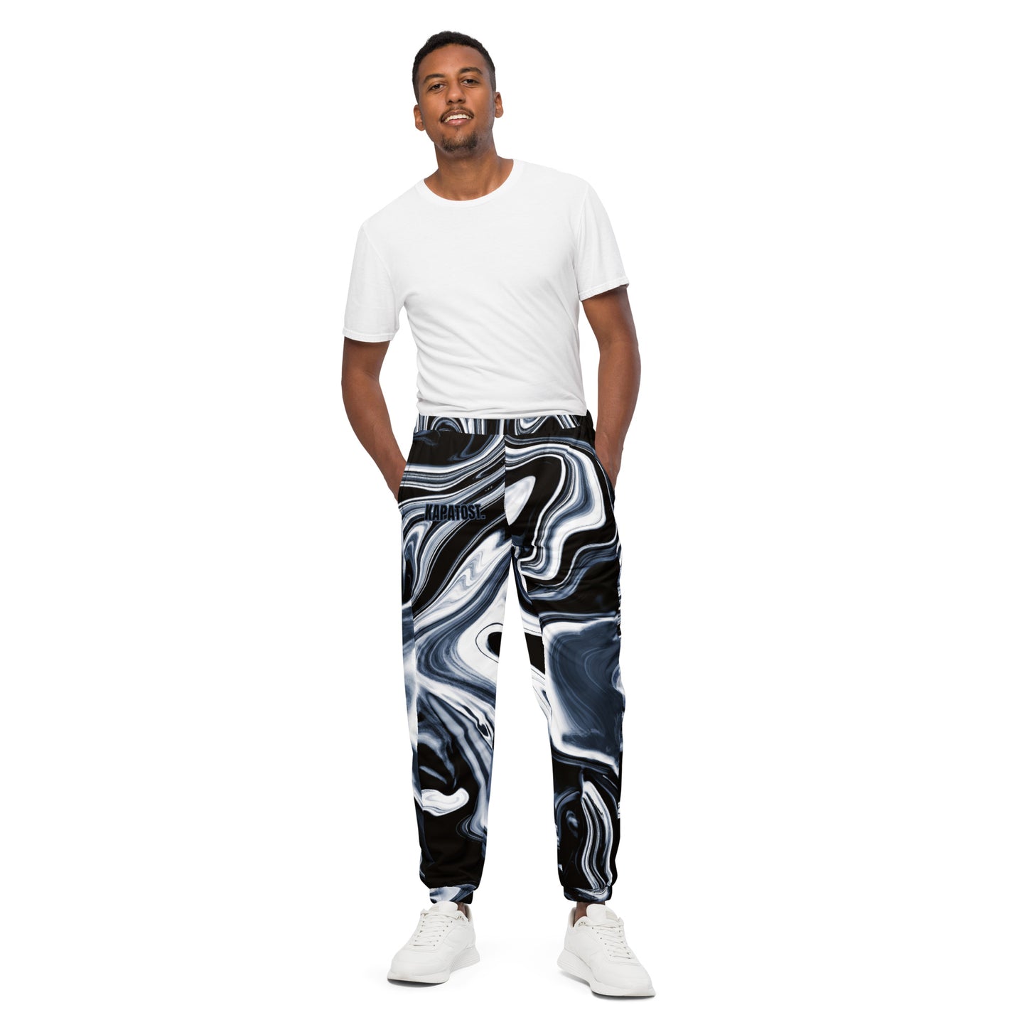 Marble Black Kapatost. - Pantaloni unisex