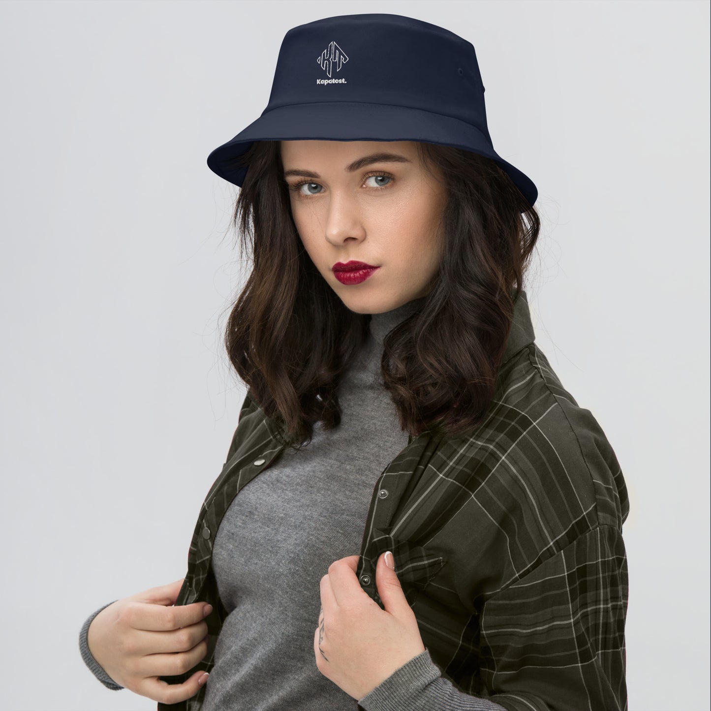 Navy - Cappello da pescatore old school