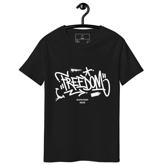 Freedom Kapatost - T-shirt in cotone premium uomo