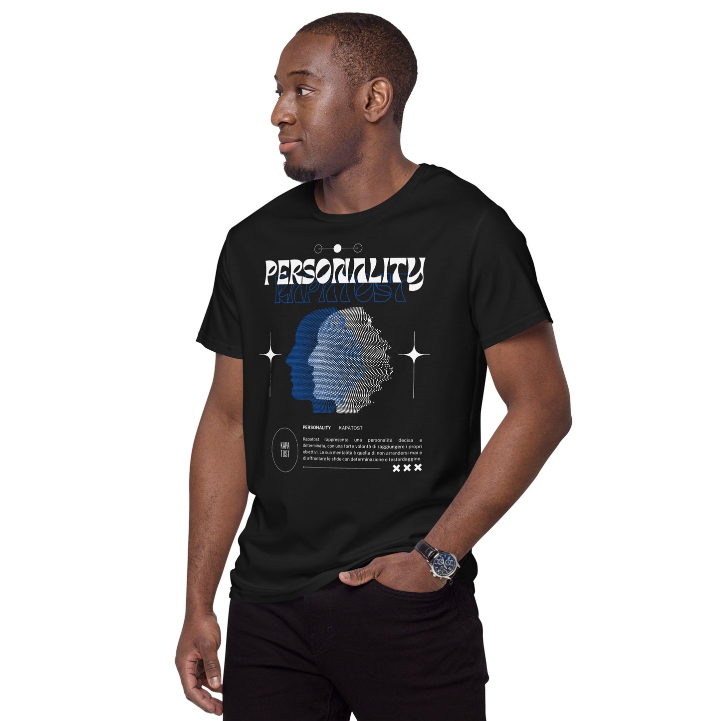 Personality Kapatost - T-shirt in cotone premium uomo