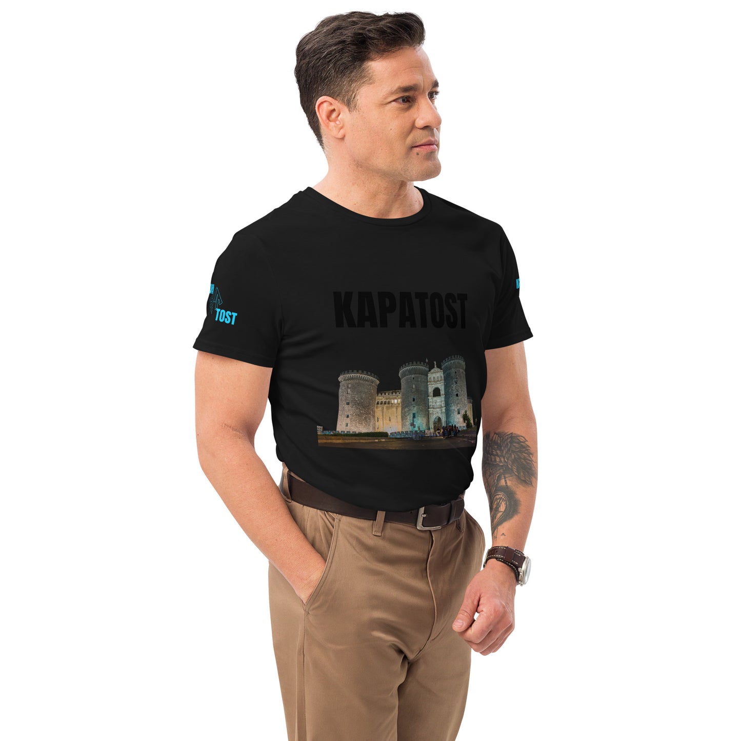 History Angioino Kapatost. - T-shirt in cotone premium uomo