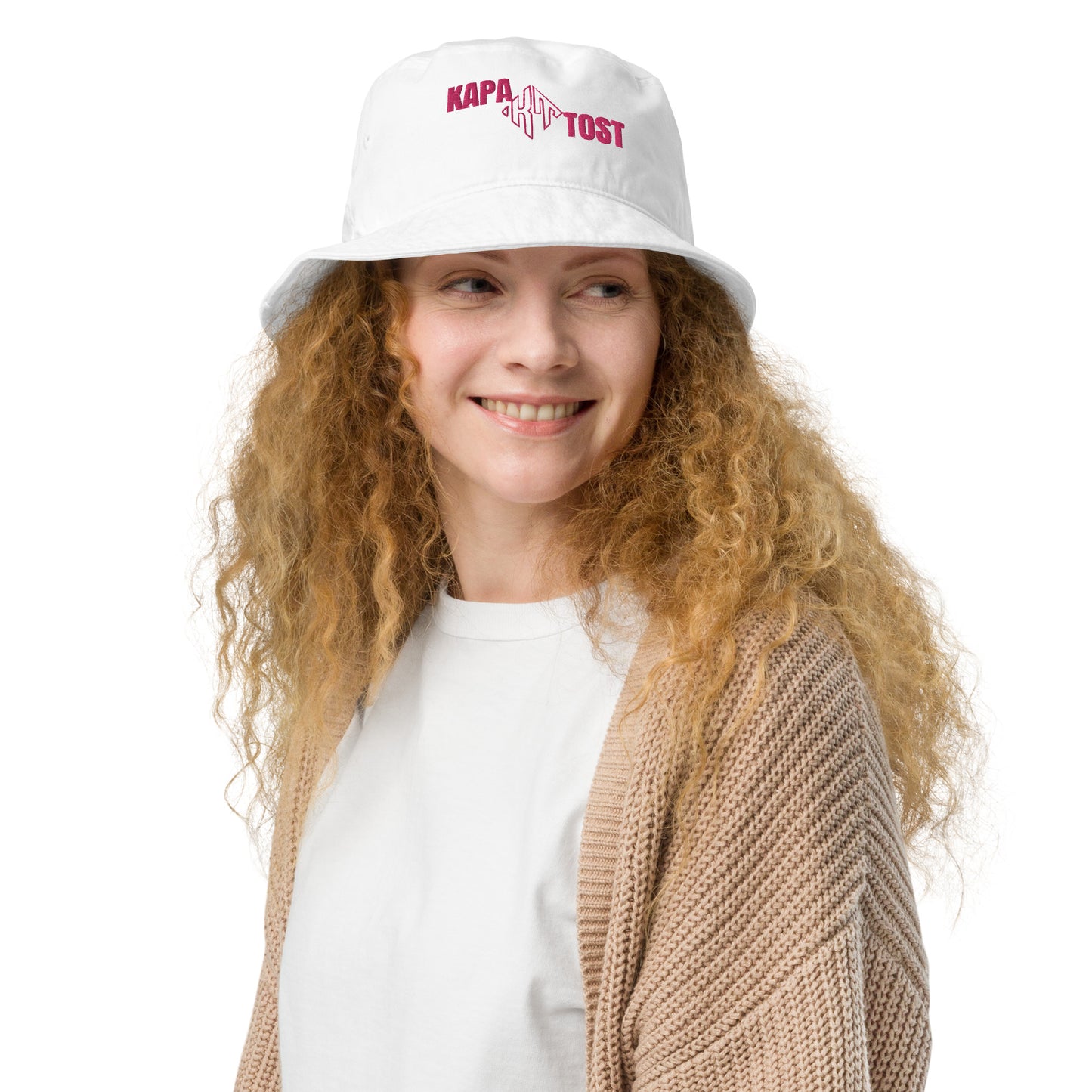 Pink Kapatost - Cappello da pescatore organico