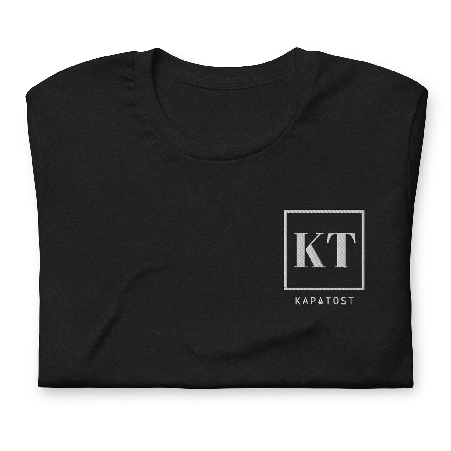 T-shirt in Cotone Total Black