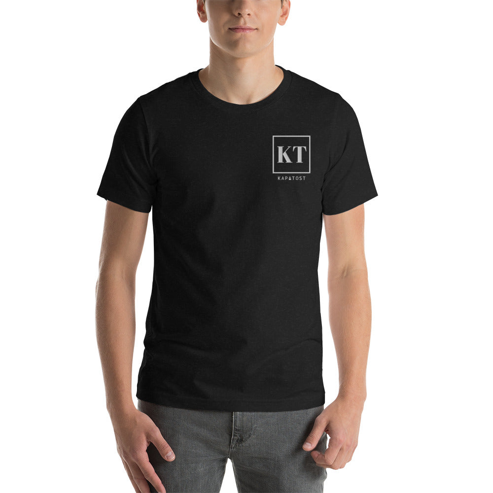 T-shirt in Cotone Total Black